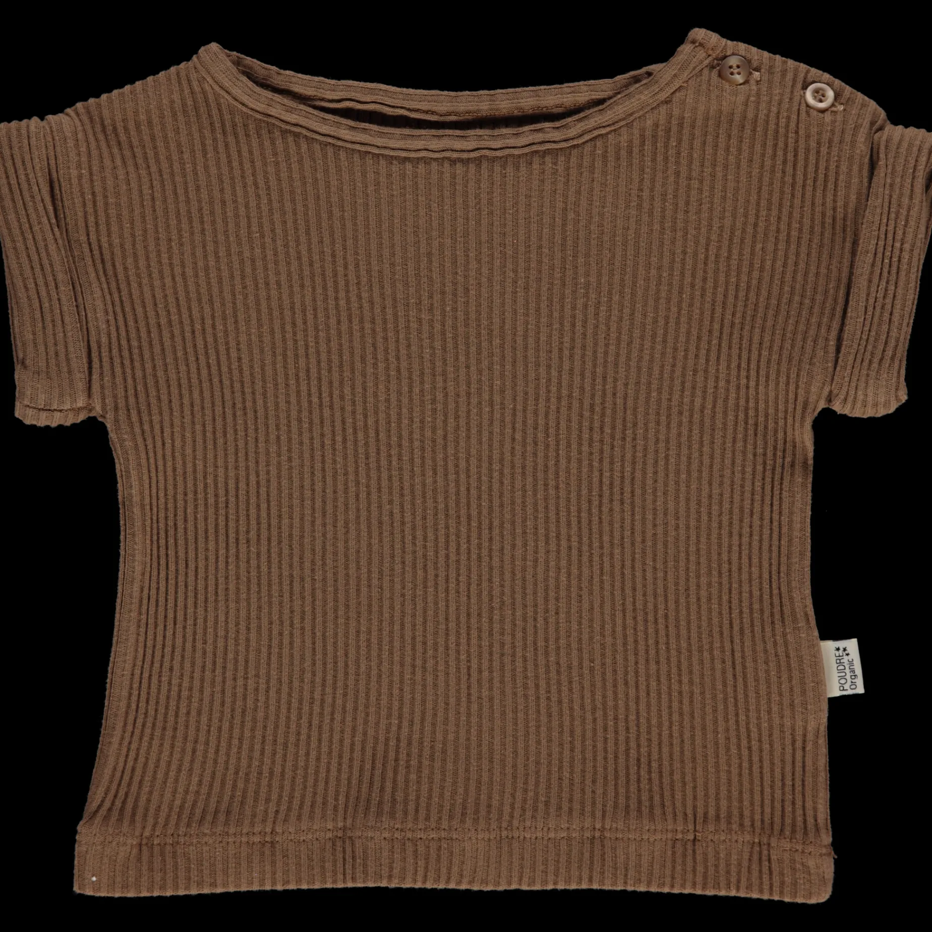 Poudre Organic T-shirts & Débardeurs | T-shirts | T-SHIRT BOURRACHE CÔTELÉ Toffee