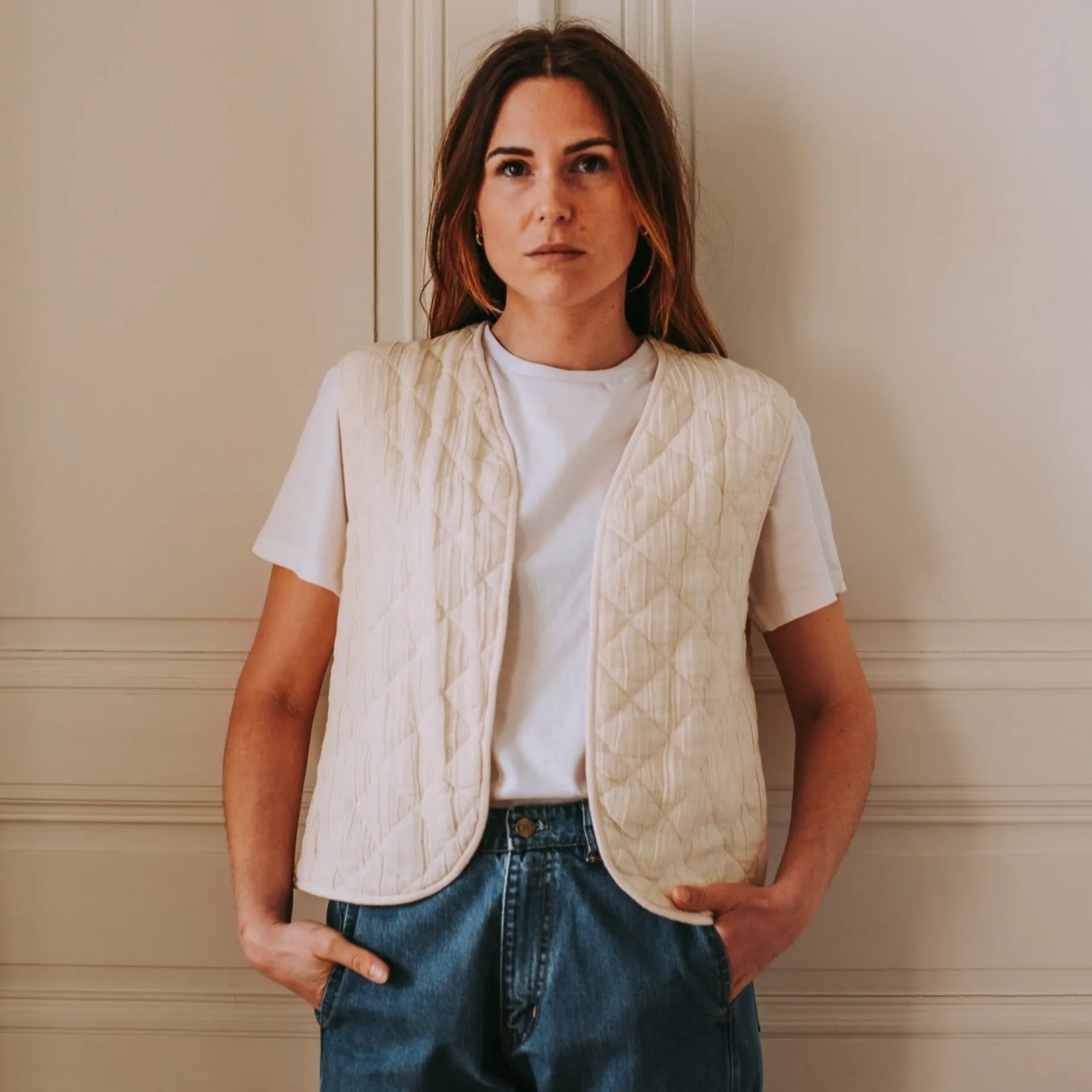 Poudre Organic Homewear | T-shirts | T-SHIRT CAMISETA Blanc