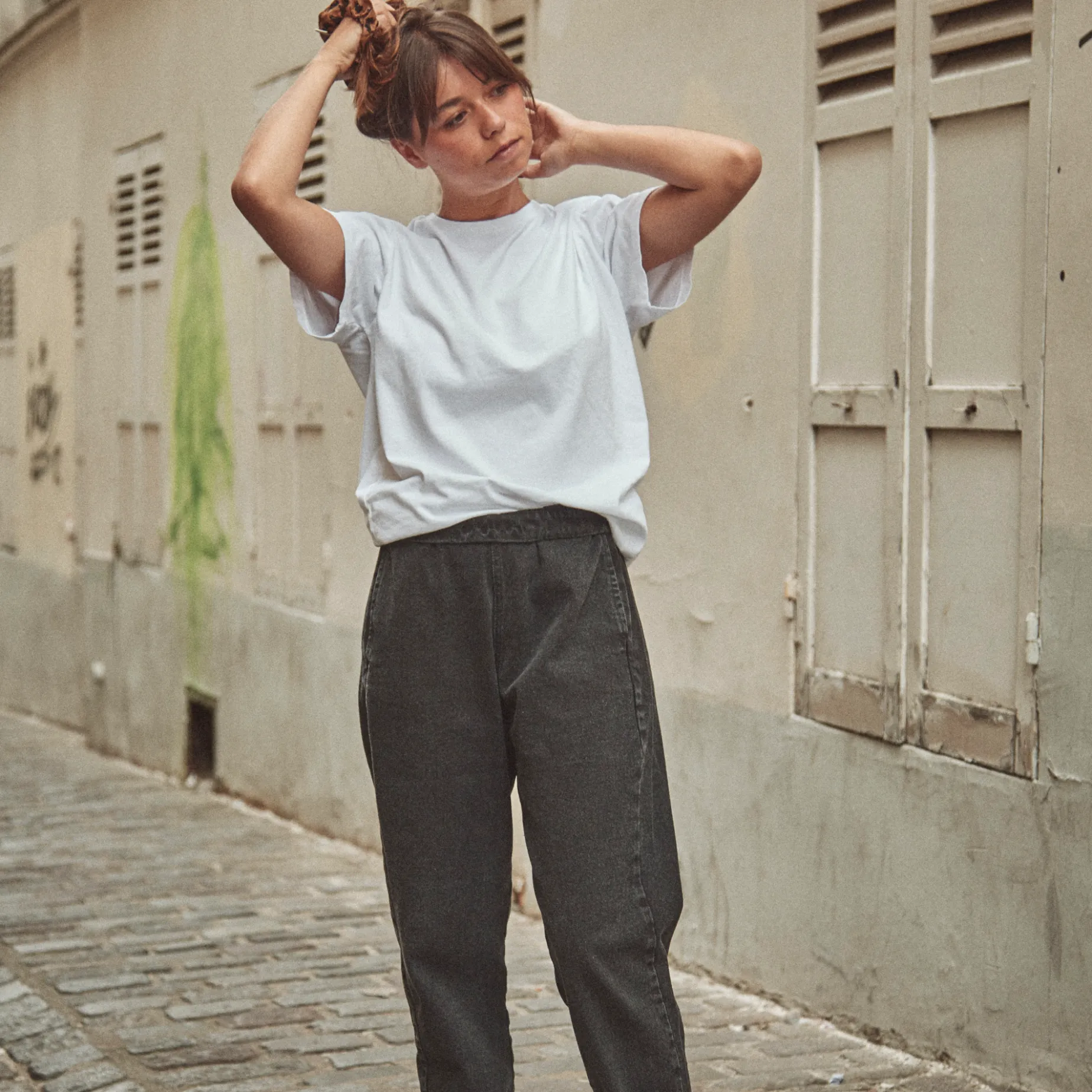 Poudre Organic Homewear | T-shirts | T-SHIRT CAMISETA Blanc