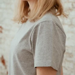Poudre Organic Homewear | T-shirts | T-SHIRT CAMISETA Gris Chiné Gris-Chiné