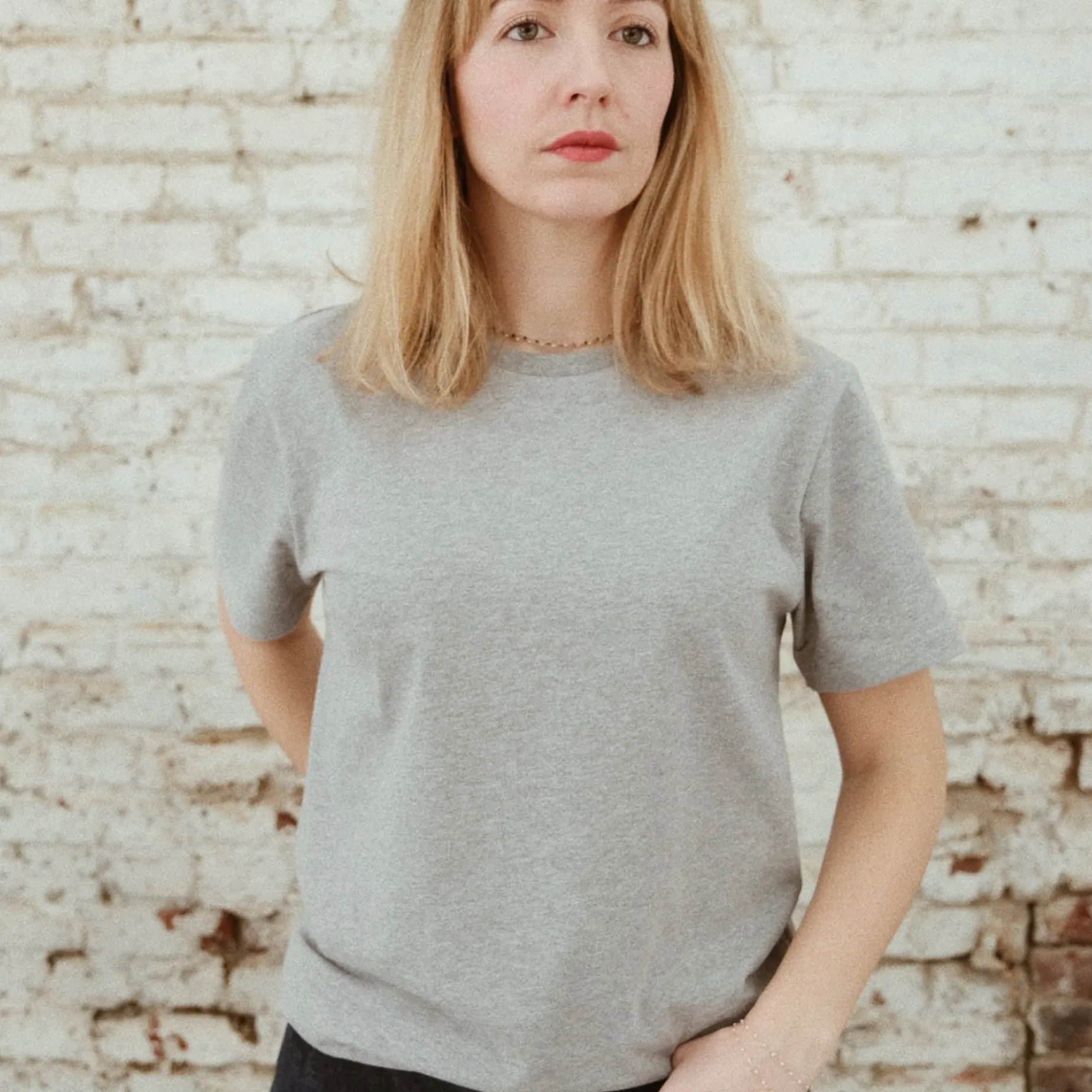 Poudre Organic Homewear | T-shirts | T-SHIRT CAMISETA Gris Chiné Gris-Chiné