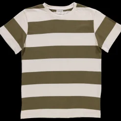 Poudre Organic Homewear | T-shirts | T-SHIRT CAMISETA Rayures Fir Green RayuresFirGreen