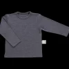 Poudre Organic T-shirts & Débardeurs | T-SHIRT CAPRE MÉRINOS Gris Clair Chiné GrisClairChiné