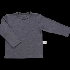 Poudre Organic T-shirts & Débardeurs | T-SHIRT CAPRE MÉRINOS Gris Clair Chiné GrisClairChiné