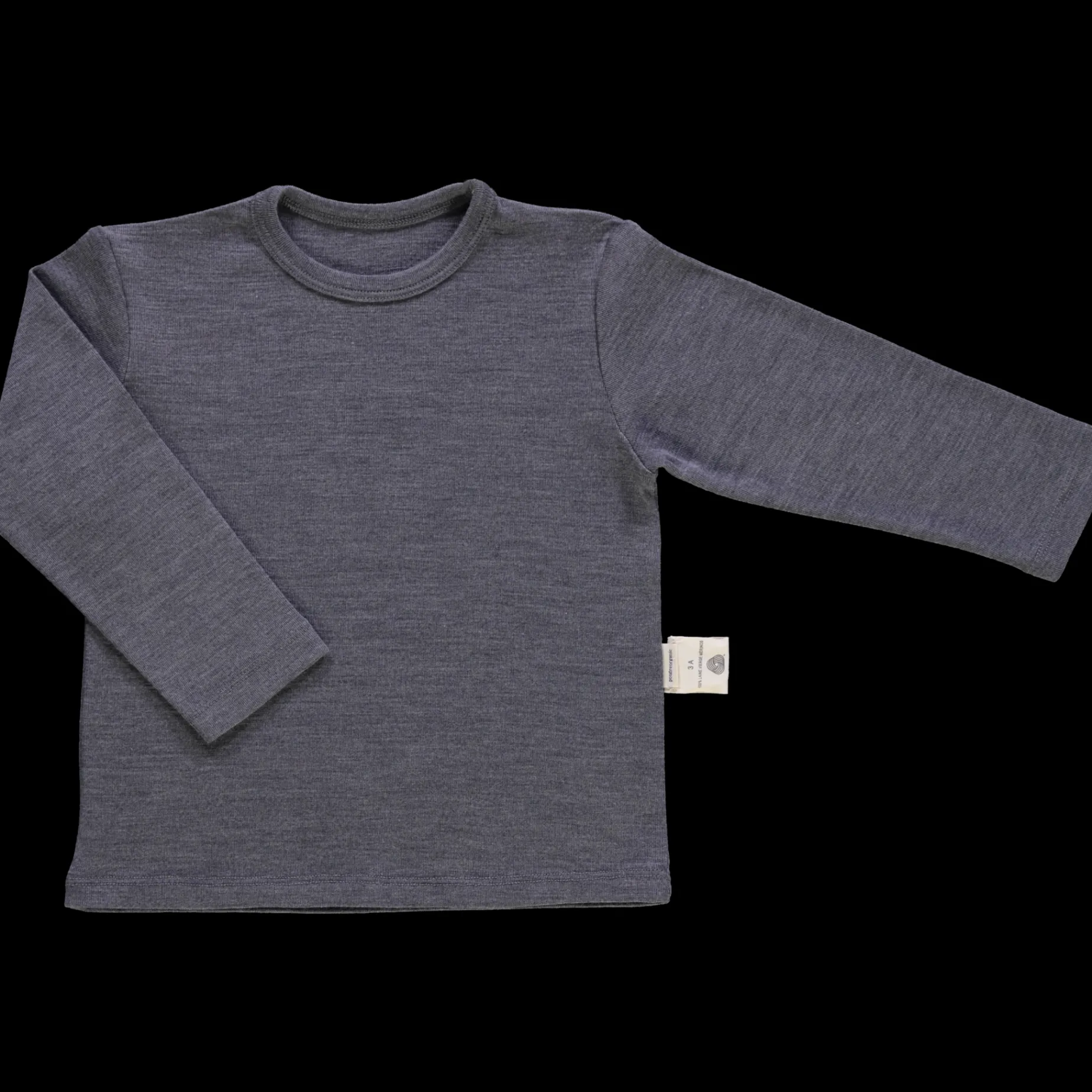 Poudre Organic T-shirts & Débardeurs | T-SHIRT CAPRE MÉRINOS Gris Clair Chiné GrisClairChiné