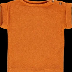 Poudre Organic T-shirts | T-SHIRT LAURIER ÉPONGE Russet Orange Russet-Orange