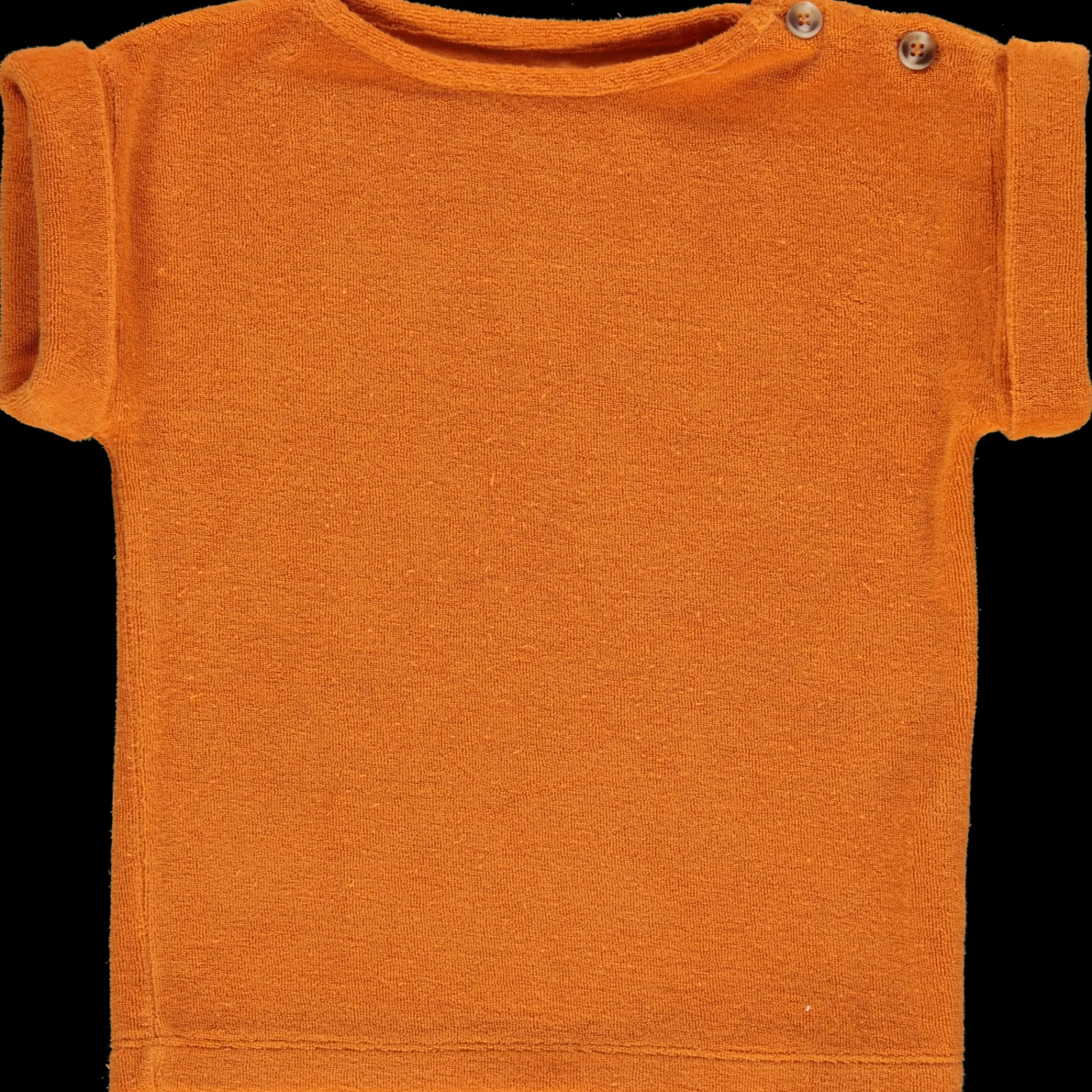 Poudre Organic T-shirts | T-SHIRT LAURIER ÉPONGE Russet Orange Russet-Orange