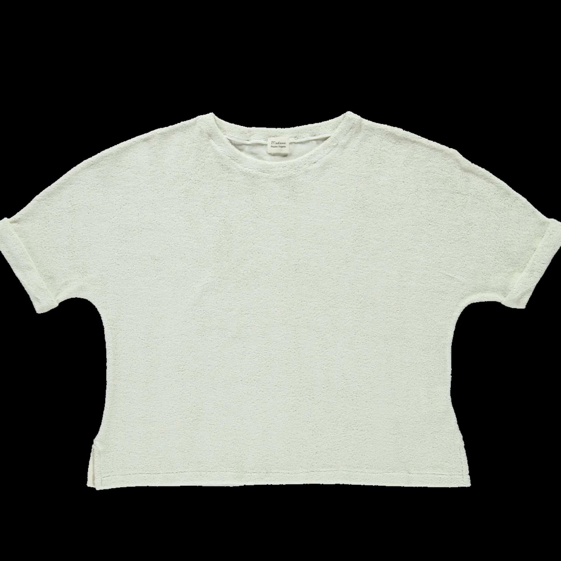 Poudre Organic Homewear | T-shirts | T-SHIRT MARJOLAINE ÉPONGE Almond Milk AlmondMilk