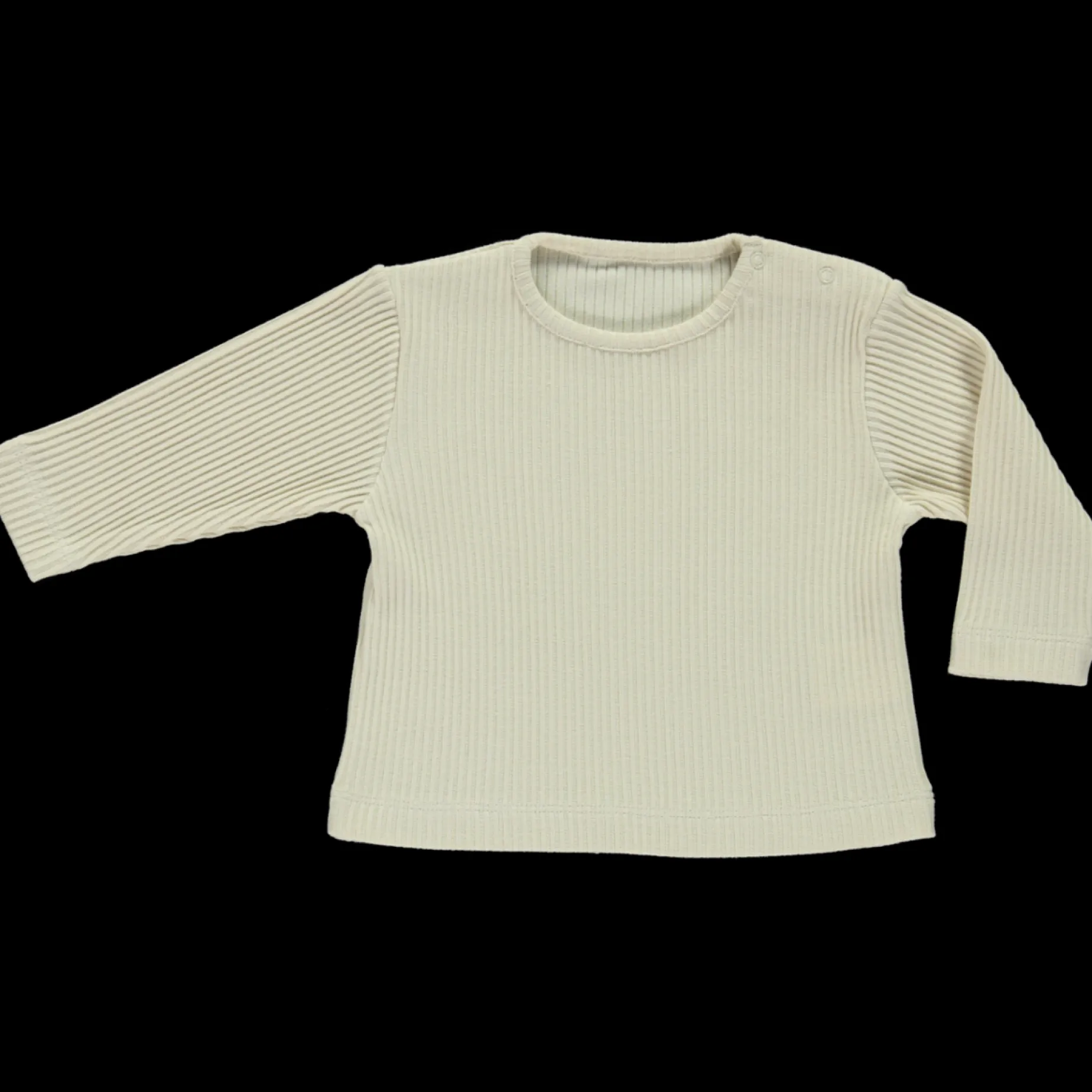 Poudre Organic T-shirts & Débardeurs | T-shirts | T-SHIRT OLIVE CÔTELÉ Almond Milk AlmondMilk