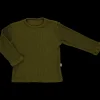 Poudre Organic T-shirts & Débardeurs | T-shirts | T-SHIRT OLIVE CÔTELÉ Fir Green FirGreen