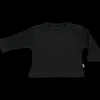 Poudre Organic T-shirts | T-SHIRT OLIVE CÔTELÉ Pirate Black PirateBlack