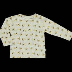 Poudre Organic T-shirts | T-SHIRT OLIVE Fleurs Honey Fleurs-Honey