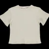 Poudre Organic T-shirts | T-SHIRT ORGEAT CÔTELÉ ADULTE Almond Milk AlmondMilk
