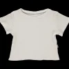 Poudre Organic T-shirts & Débardeurs | T-SHIRT ORGEAT CÔTELÉ Almond Milk AlmondMilk