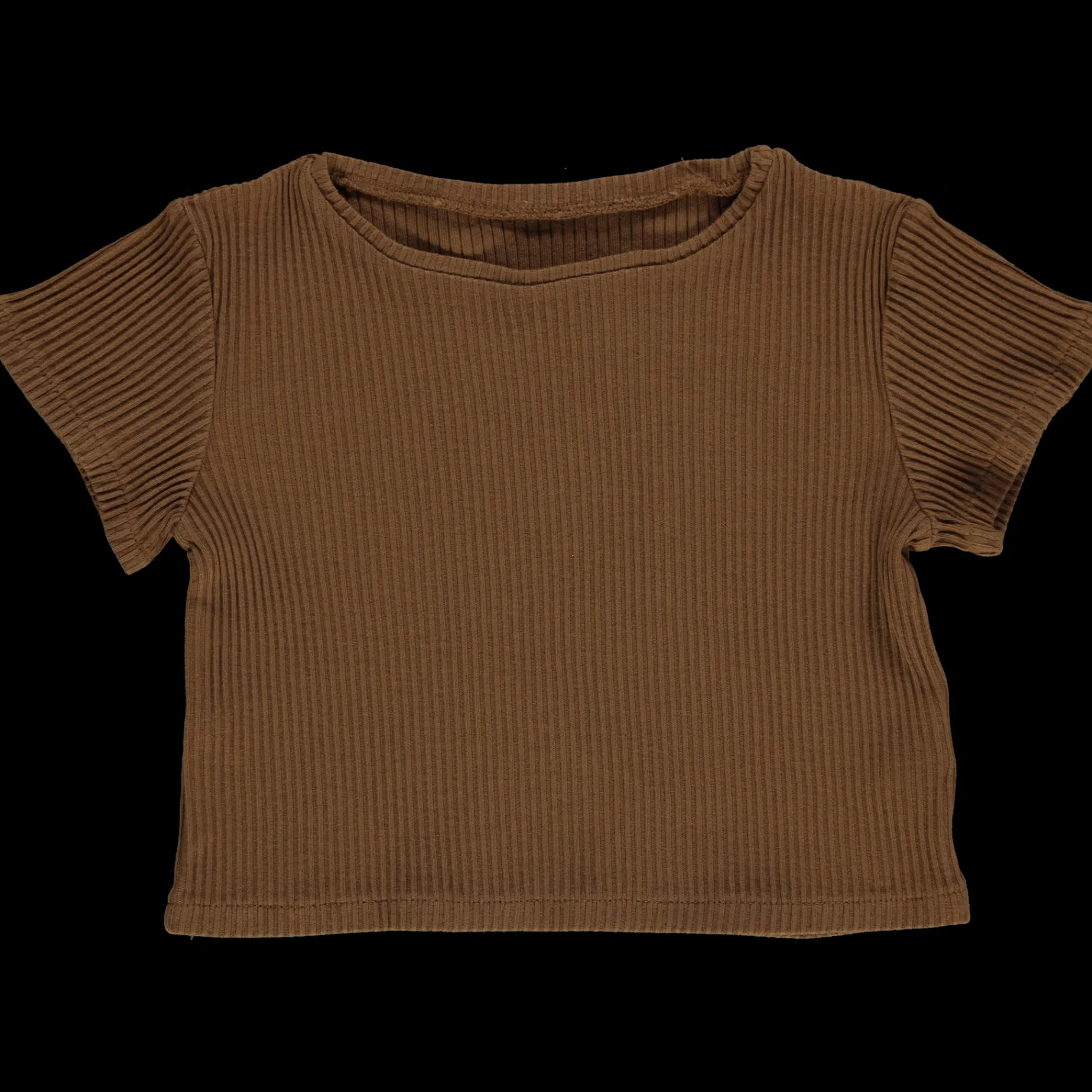 Poudre Organic T-shirts & Débardeurs | T-SHIRT ORGEAT CÔTELÉ Nuthatch