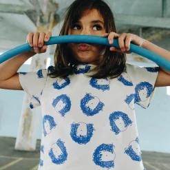 Poudre Organic T-shirts & Débardeurs | T-SHIRT ORGEAT Ernesto Bleu Ernesto-Bleu