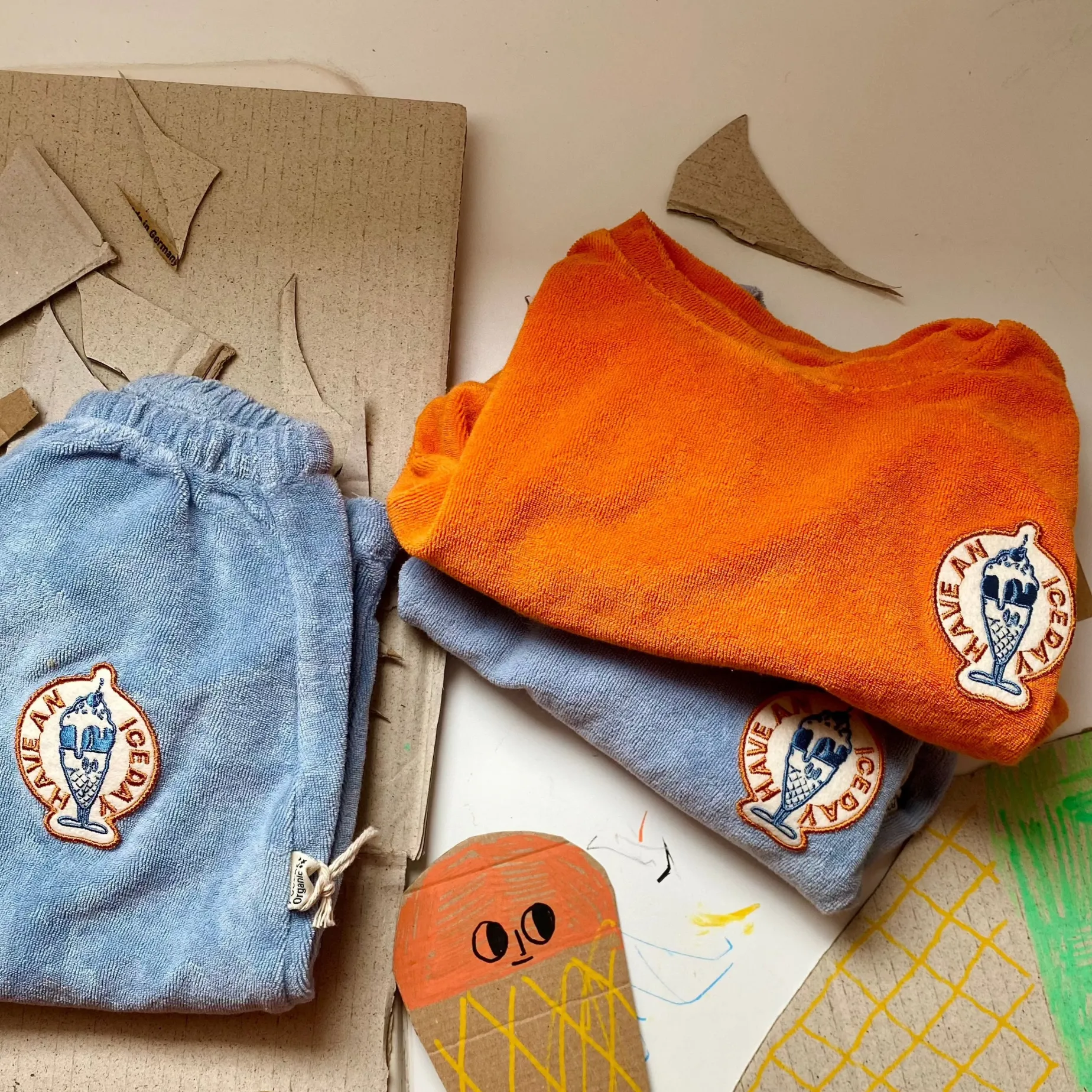 Poudre Organic T-shirts & Débardeurs | T-SHIRT ORGEAT ICE-CREAM Almond Milk Ice-creamAlmondMilk