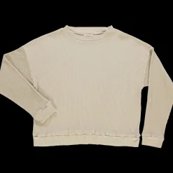 Poudre Organic Homewear | T-shirts | T-SHIRT PIN CÔTELÉ Biscotti