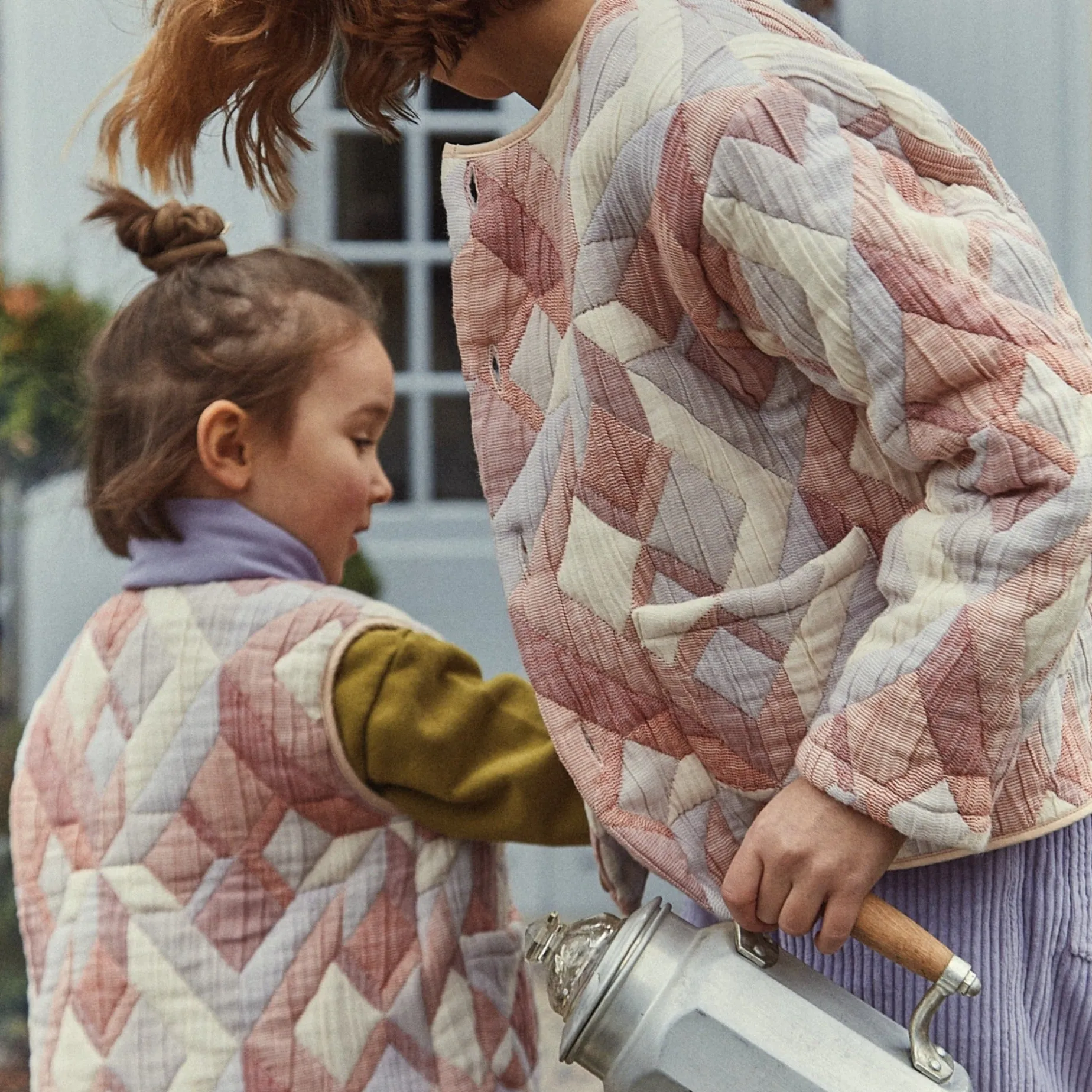 Poudre Organic Vestes | Duos Kids/adultes | VESTE ANIS Patchwork