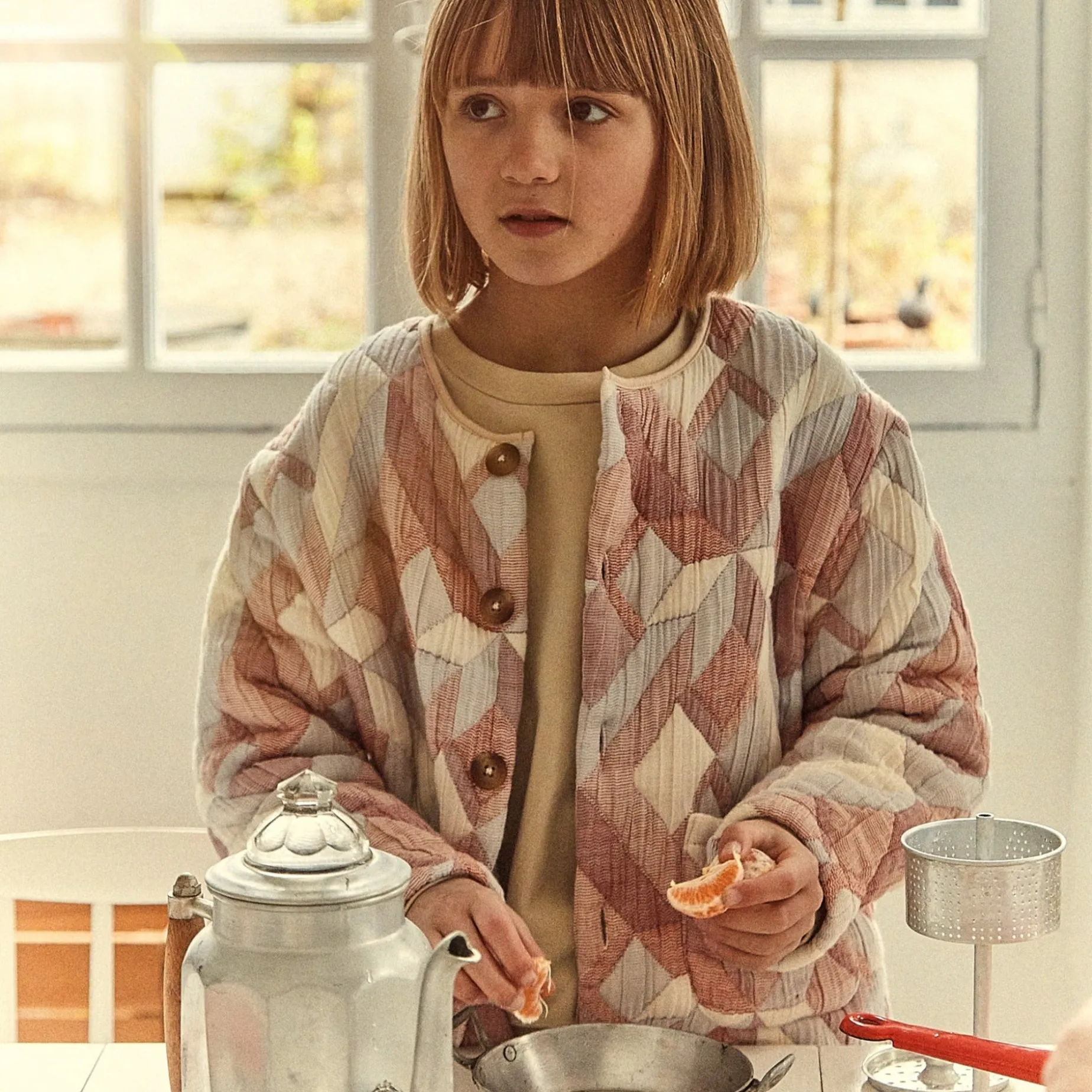 Poudre Organic Vestes | Duos Kids/adultes | VESTE ANIS Patchwork