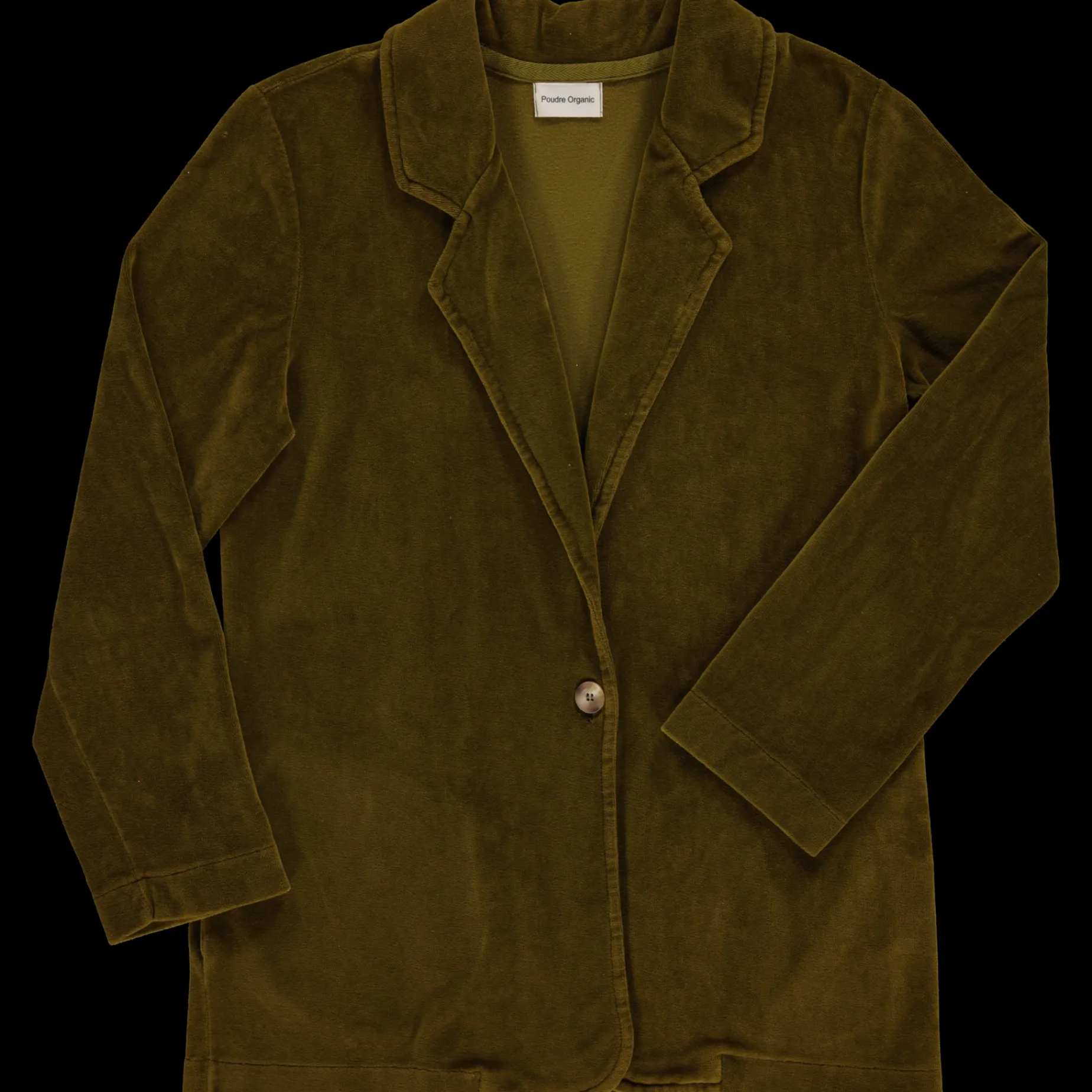 Poudre Organic Vestes | VESTE BLAZER VELOURS Fir Green FirGreen