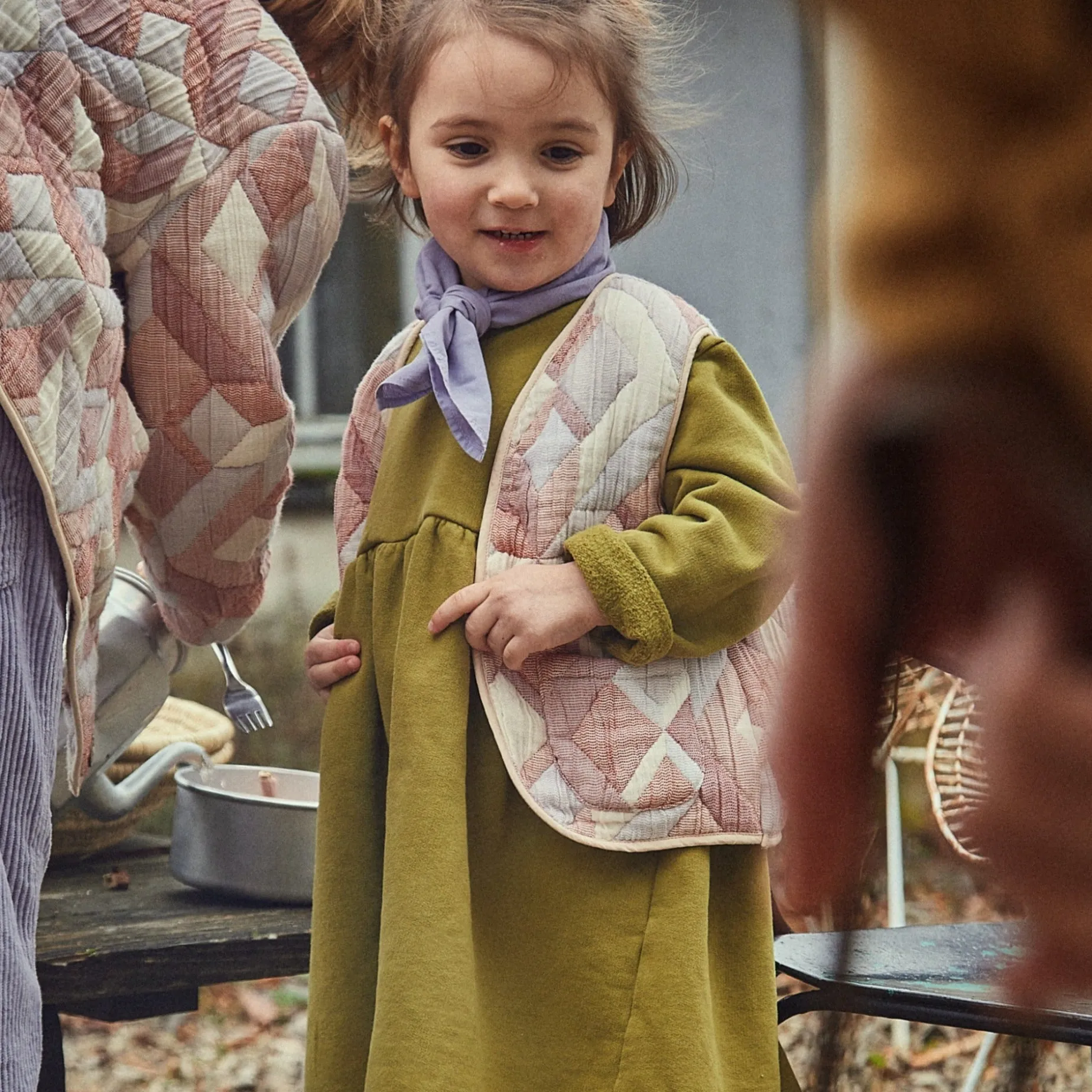Poudre Organic Vestes | Duos Kids/adultes | VESTE CERCIS Patchwork