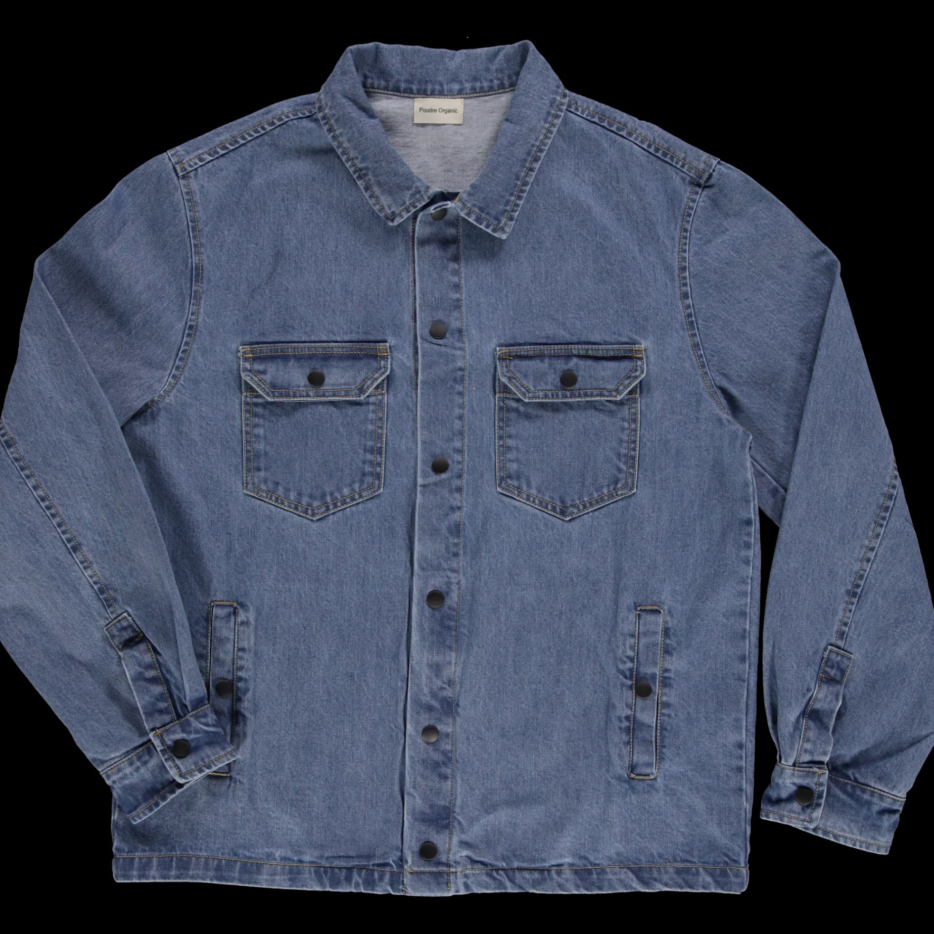 Poudre Organic Vestes | VESTE CHICORÉE Denim Blue Denim-Blue