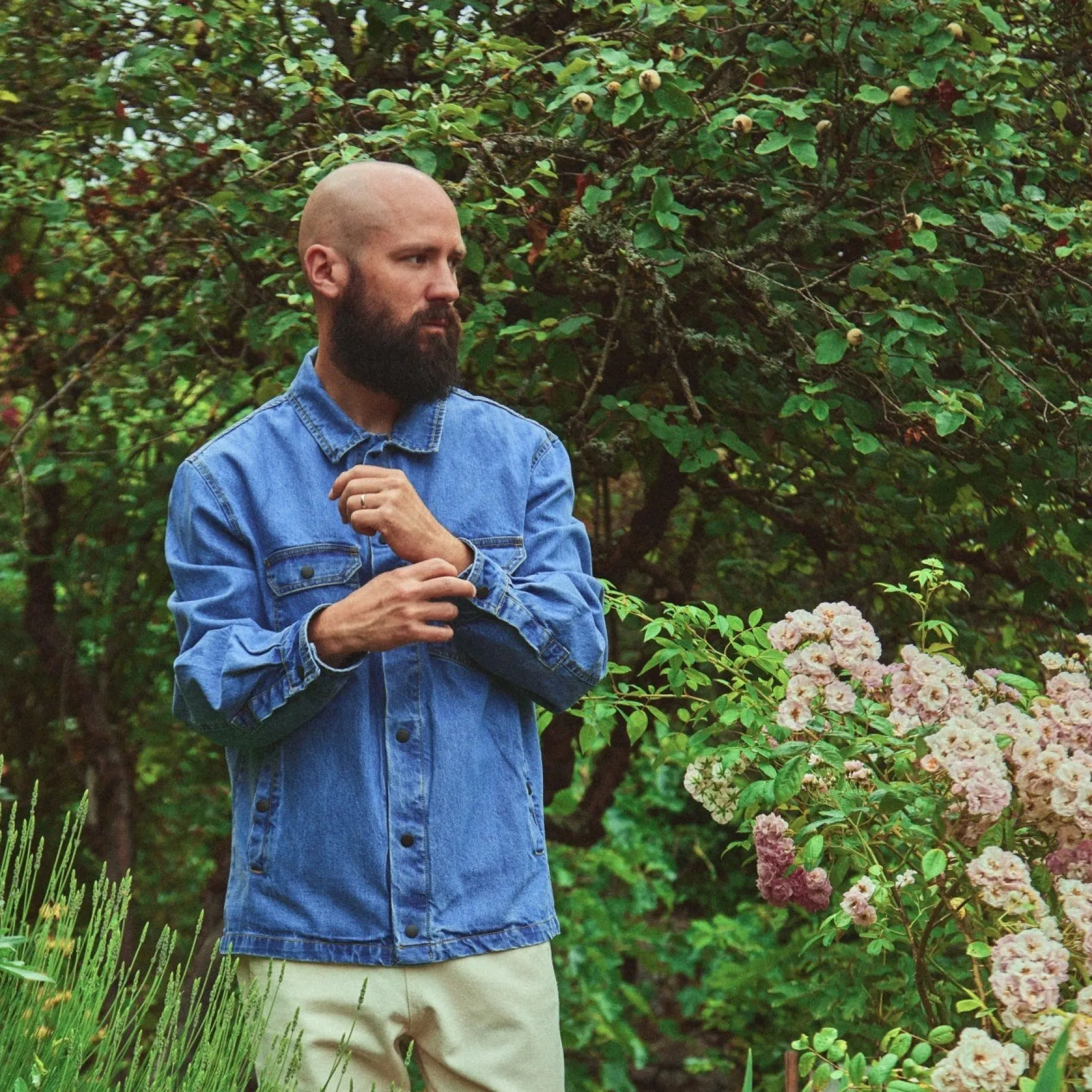 Poudre Organic Vestes | VESTE CHICORÉE Denim Blue Denim-Blue