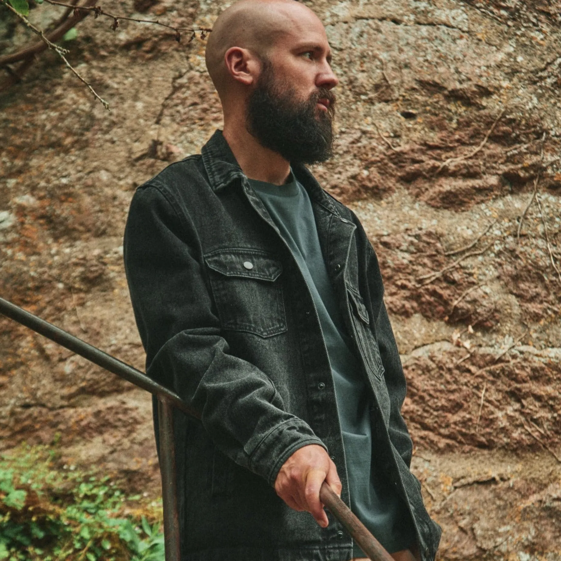 Poudre Organic Vestes | VESTE CHICORÉE Denim Noir Denim-Noir