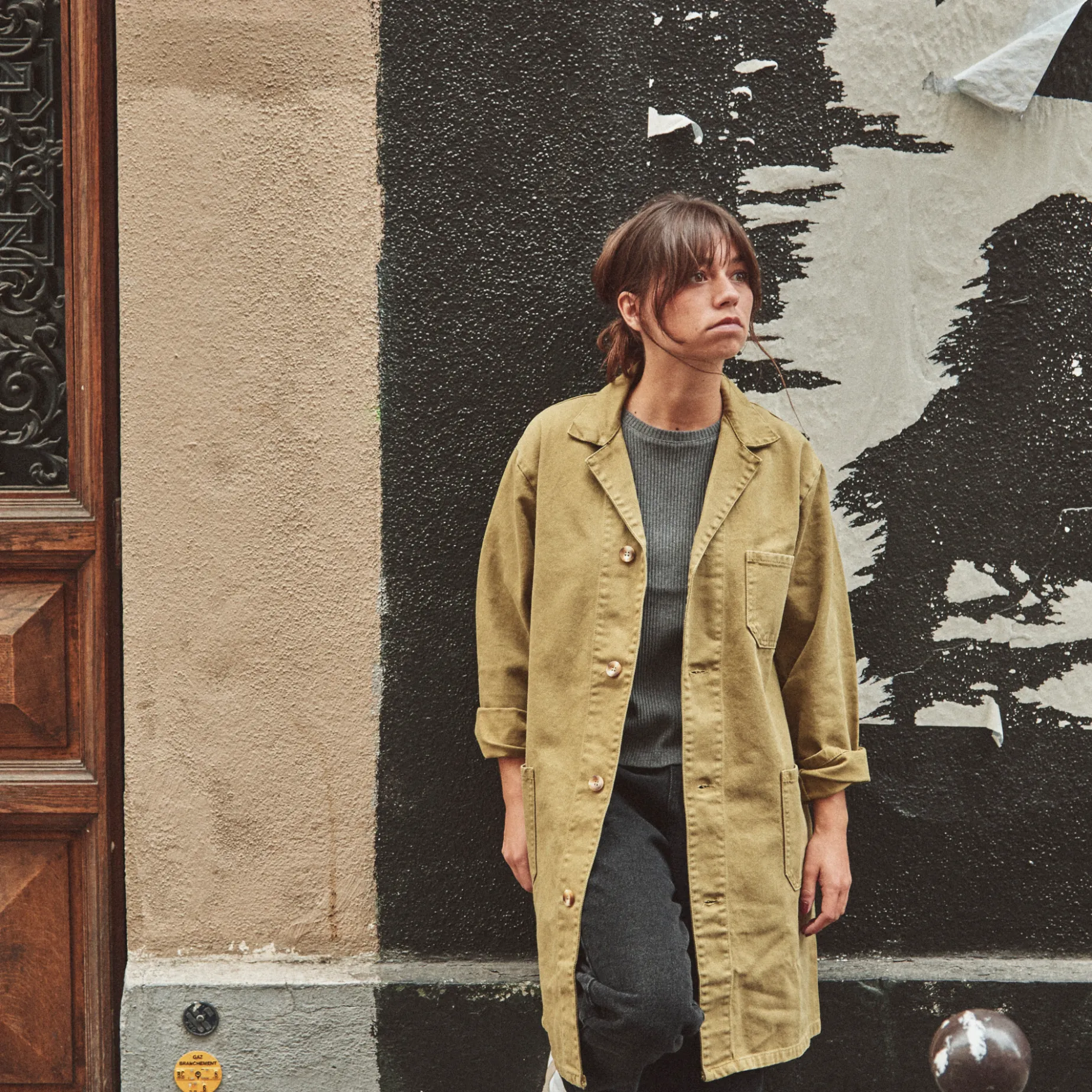 Poudre Organic Vestes | Vestes | VESTE COMPRIDA Kaki