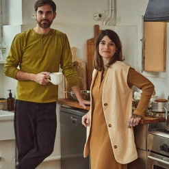 Poudre Organic Vestes | VESTE GINKGO AZTEQUE Biscotti