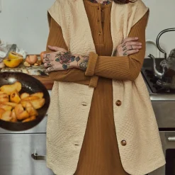 Poudre Organic Vestes | VESTE GINKGO AZTEQUE Biscotti