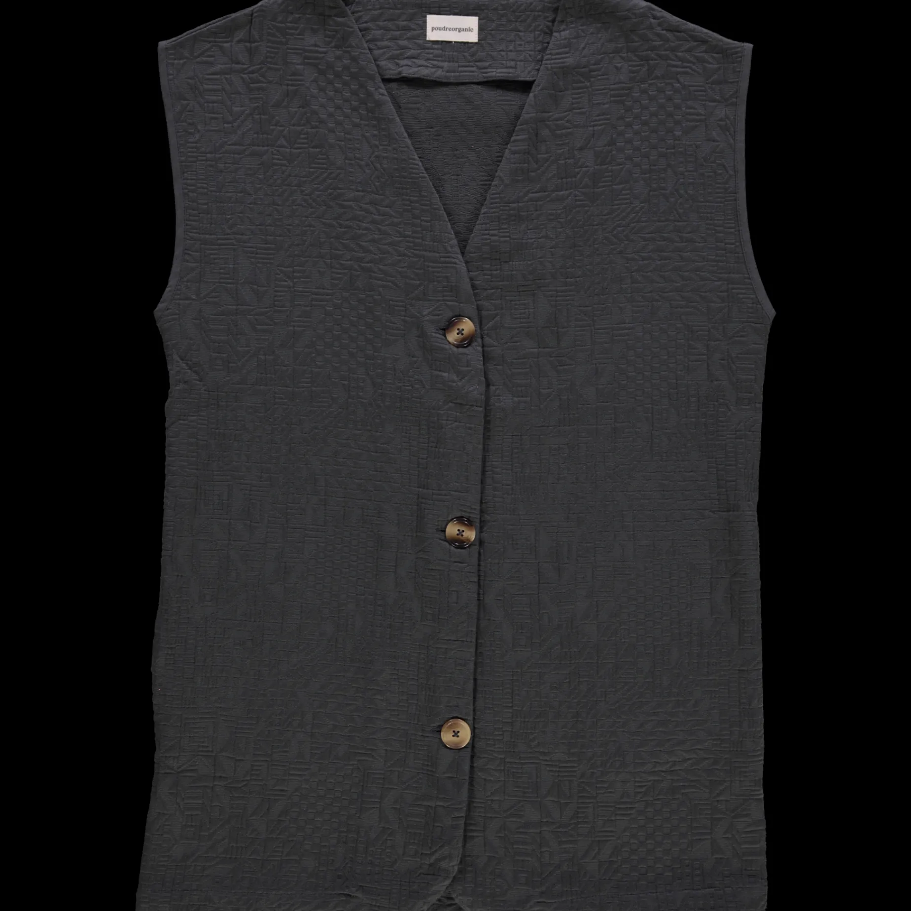 Poudre Organic Vestes | VESTE GINKGO AZTEQUE Pirate Black PirateBlack