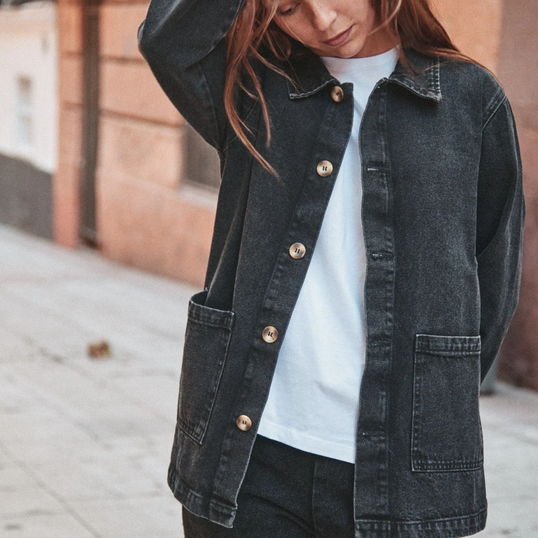 Poudre Organic Vestes | Vestes | VESTE JAQUETA Denim Noir Denim-Noir