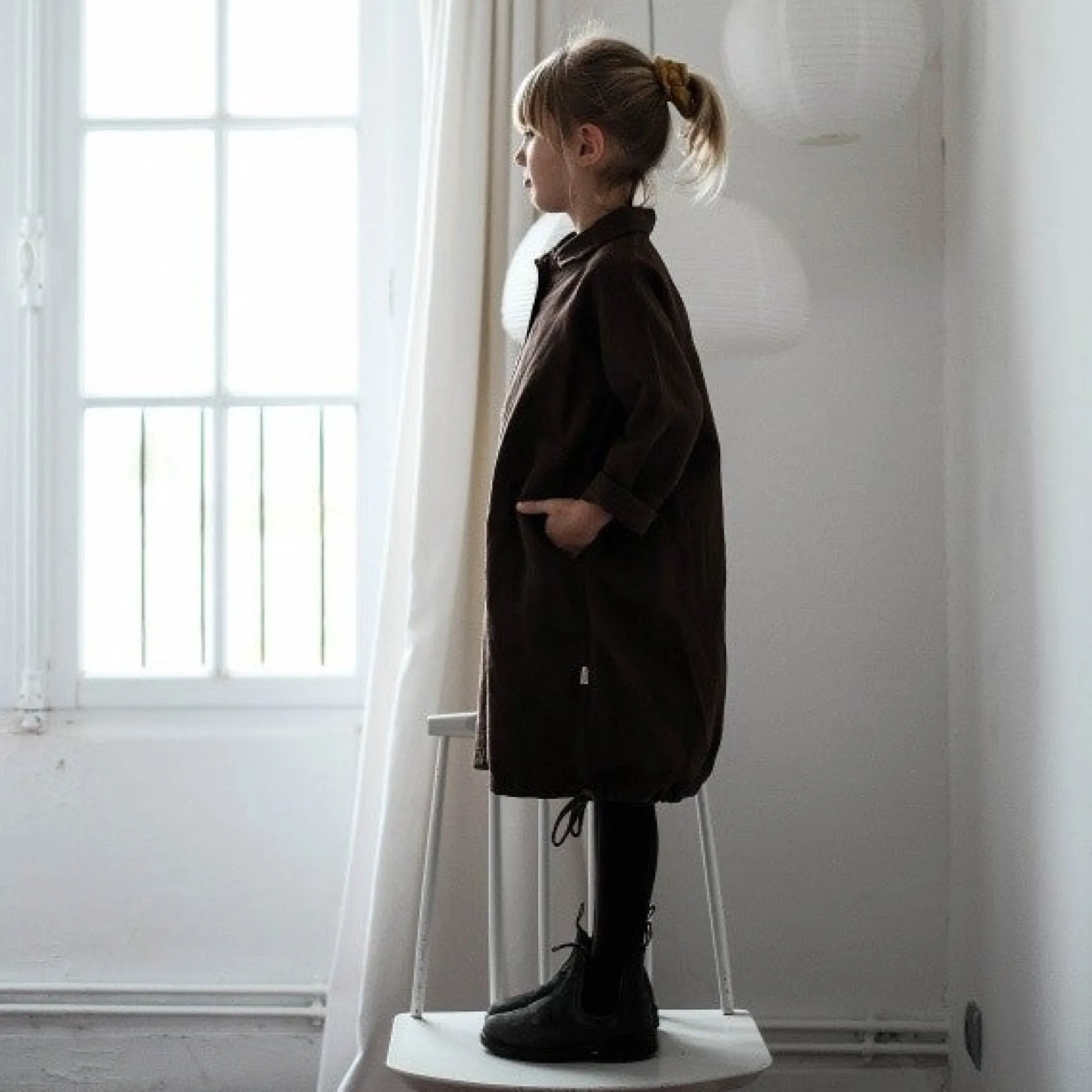 Poudre Organic Vestes | VESTE LONGUE ANANAS LIN Carafe