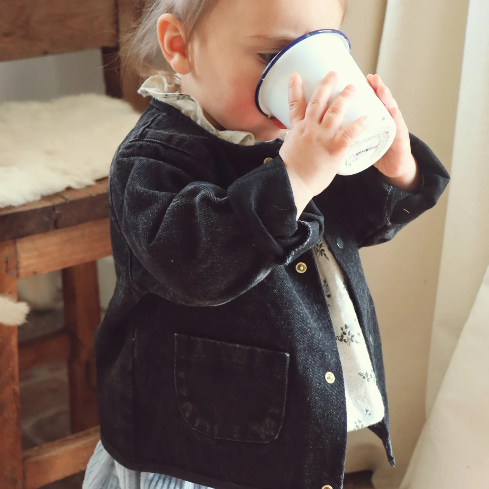 Poudre Organic Vestes | VESTE MANIOC Denim Noir Denim-Noir