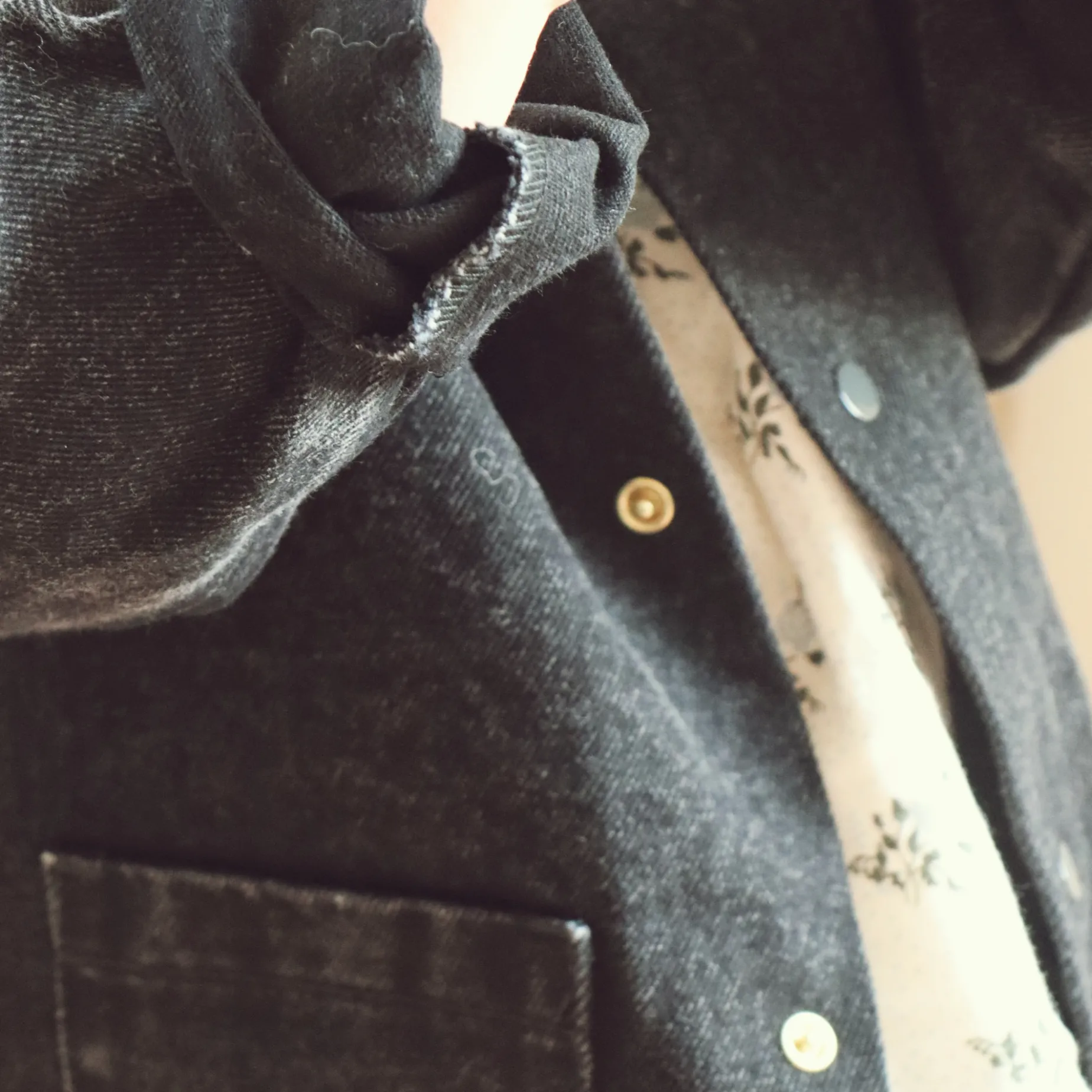 Poudre Organic Vestes | VESTE MANIOC Denim Noir Denim-Noir