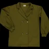 Poudre Organic Homewear | Vestes | VESTE MARGUERITE TOILE ÉPAISSE Fir Green FirGreen