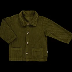 Poudre Organic Vestes | VESTE MÛRE VELOURS CÔTELÉ Fir Green FirGreen