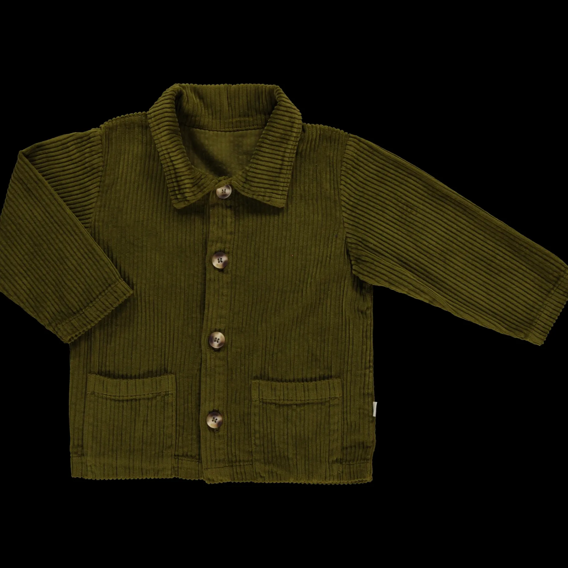 Poudre Organic Vestes | VESTE MÛRE VELOURS CÔTELÉ Fir Green FirGreen