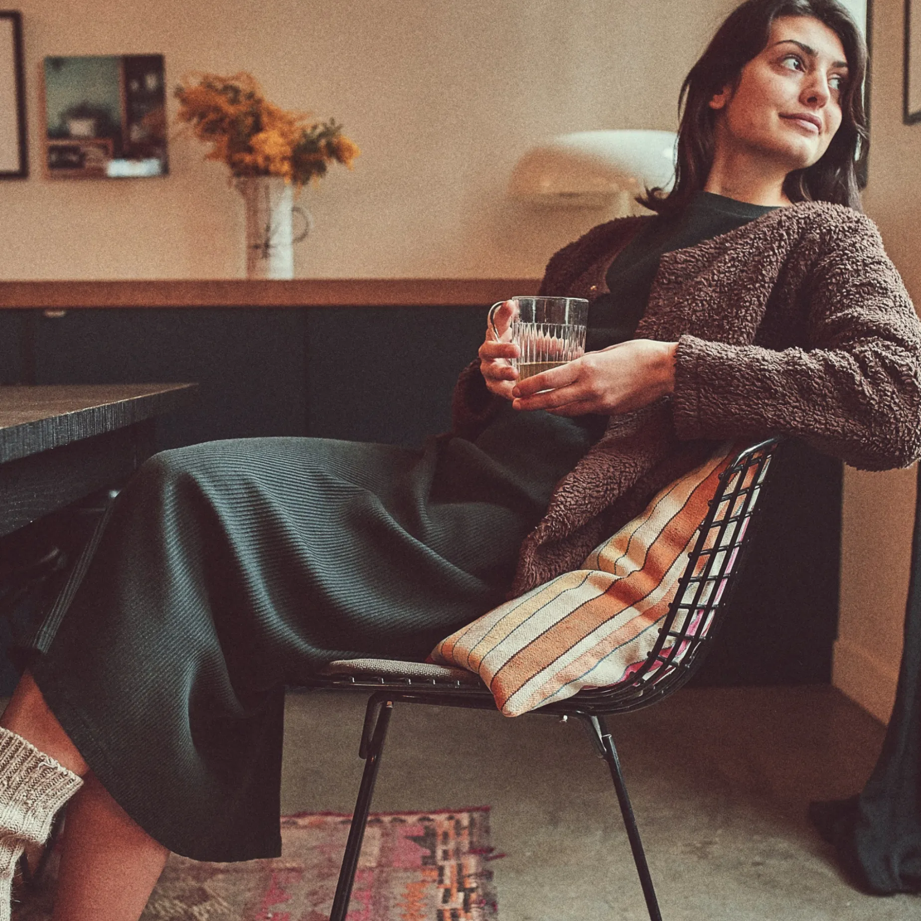 Poudre Organic Vestes | VESTE TARO FAUSSE FOURRURE ADULTE Carafe